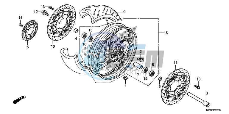 FRONT WHEEL