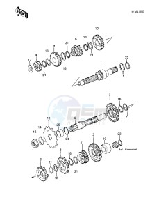 KLT 200 A [KLT200] (A4-A4A DUCKSTER) [KLT200] drawing TRANSMISSION -- 83 KLT200-A4_A4A- -