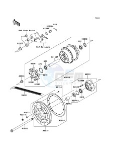 VN900 CLASSIC VN900BEF GB XX (EU ME A(FRICA) drawing Rear Hub