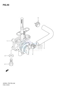 GZ250 (P3) drawing FUEL COCK