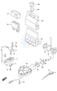 DF 200AP drawing PTT Switch/Engine Control Unit