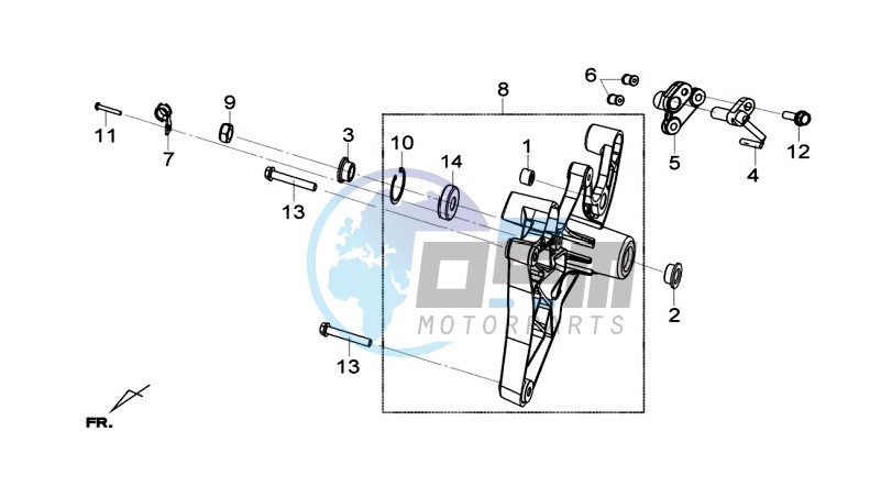 REAR FORK - REAR SUSPENSION