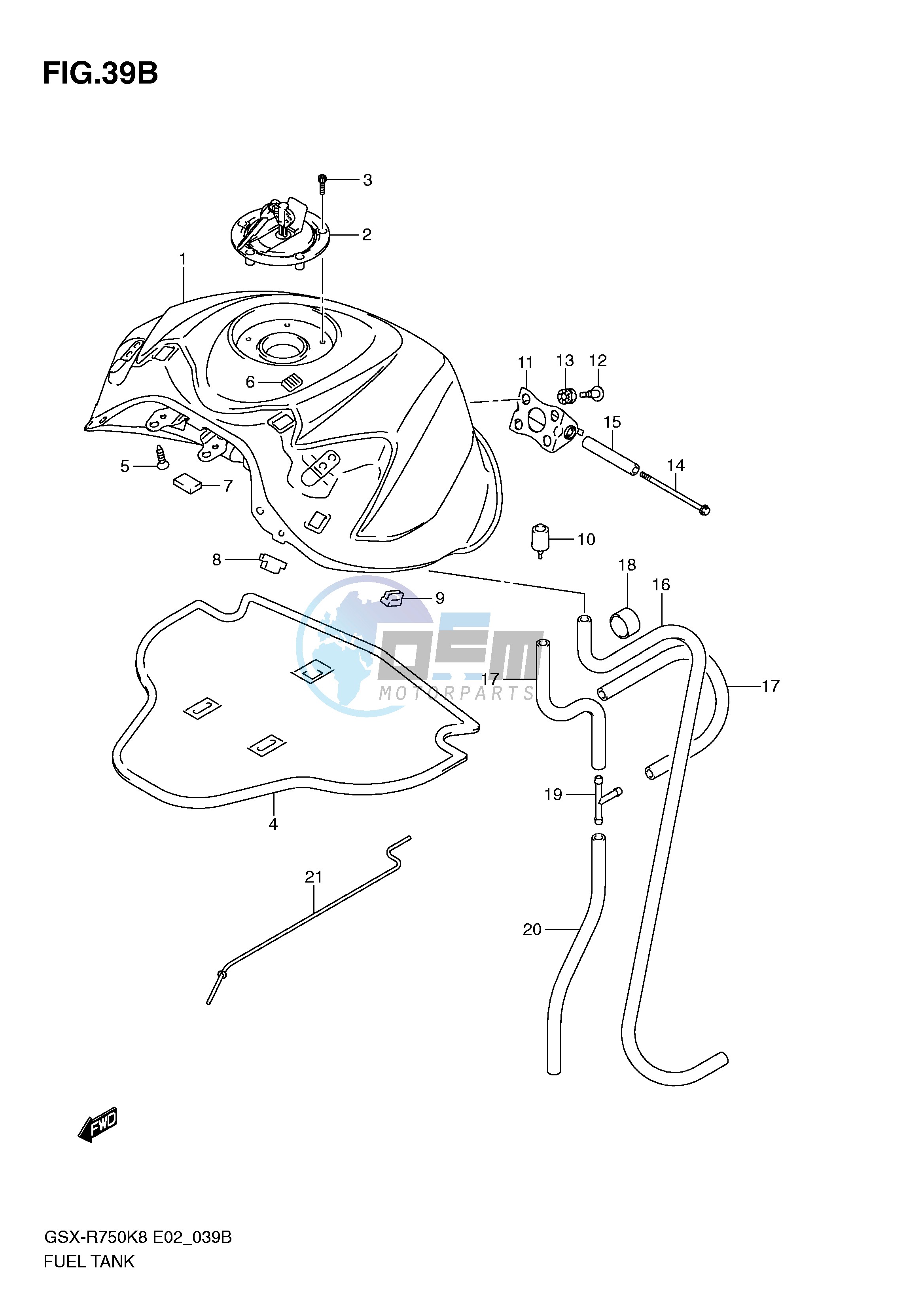 FUEL TANK (MODEL L0)