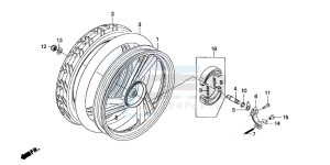 SGX50 drawing REAR WHEEL