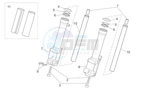 SR R and R Factory 50 IE-Carb drawing Front fork III