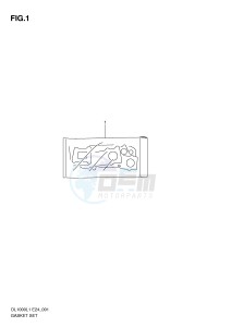 DL1000 (E24) V-Strom drawing GASKET SET