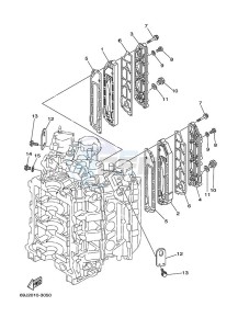 F225AETX drawing CYLINDER-AND-CRANKCASE-3