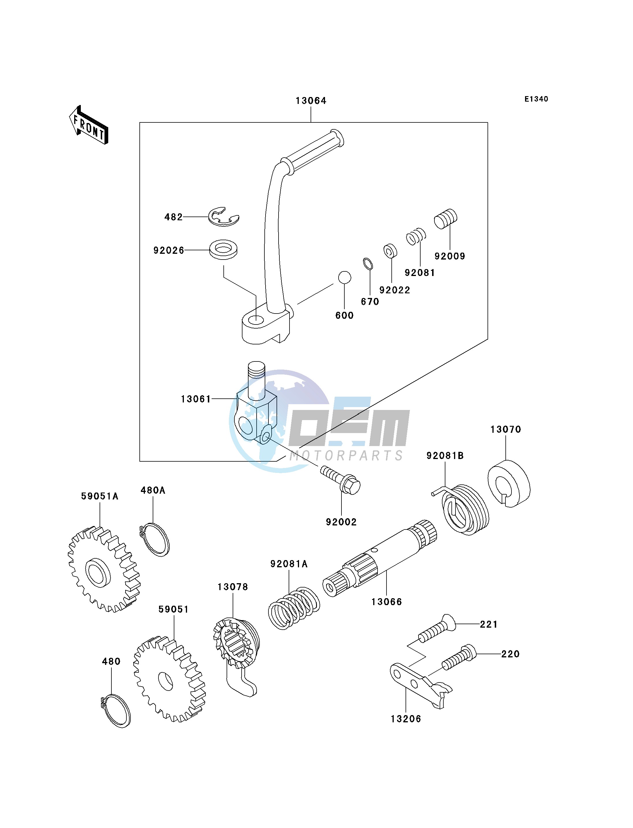 KICKSTARTER MECHANISM