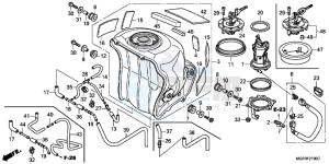 CBR1000RRE Fireblade 2ED drawing FUEL TANK/ FUEL PUMP