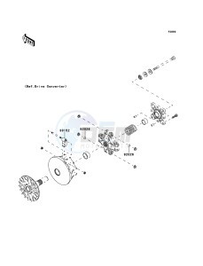 MULE_610_4X4 KAF400ADF EU drawing Optional Parts(Engine)