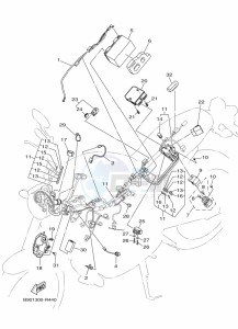 XSR900 MTM850 (BAEE) drawing ELECTRICAL 1