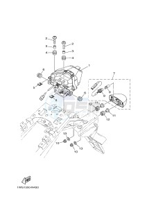 MT07A MT-07 ABS 700 (1XB1 1XB2) drawing TAILLIGHT