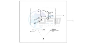 CB600F9 France - (F / CMF 25K) drawing HEATED GRIP ATT.