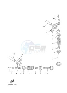 YBR125E (4P2T) drawing VALVE