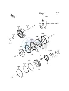 KLX125 KLX125CGF XX (EU ME A(FRICA) drawing Clutch