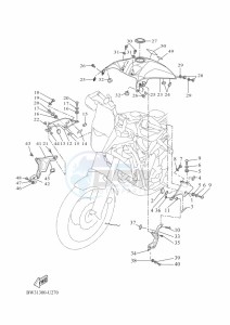 XTZ690-U TENERE 700 (BW32) drawing FUEL TANK 2