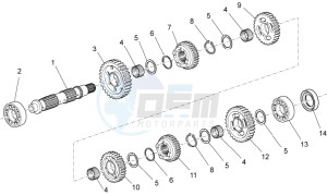 Stelvio 1200 8V STD - NTX drawing Driven shaft