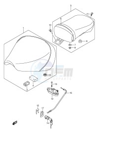 VL250 (E2) drawing SEAT (MODEL K2 K3 K4)