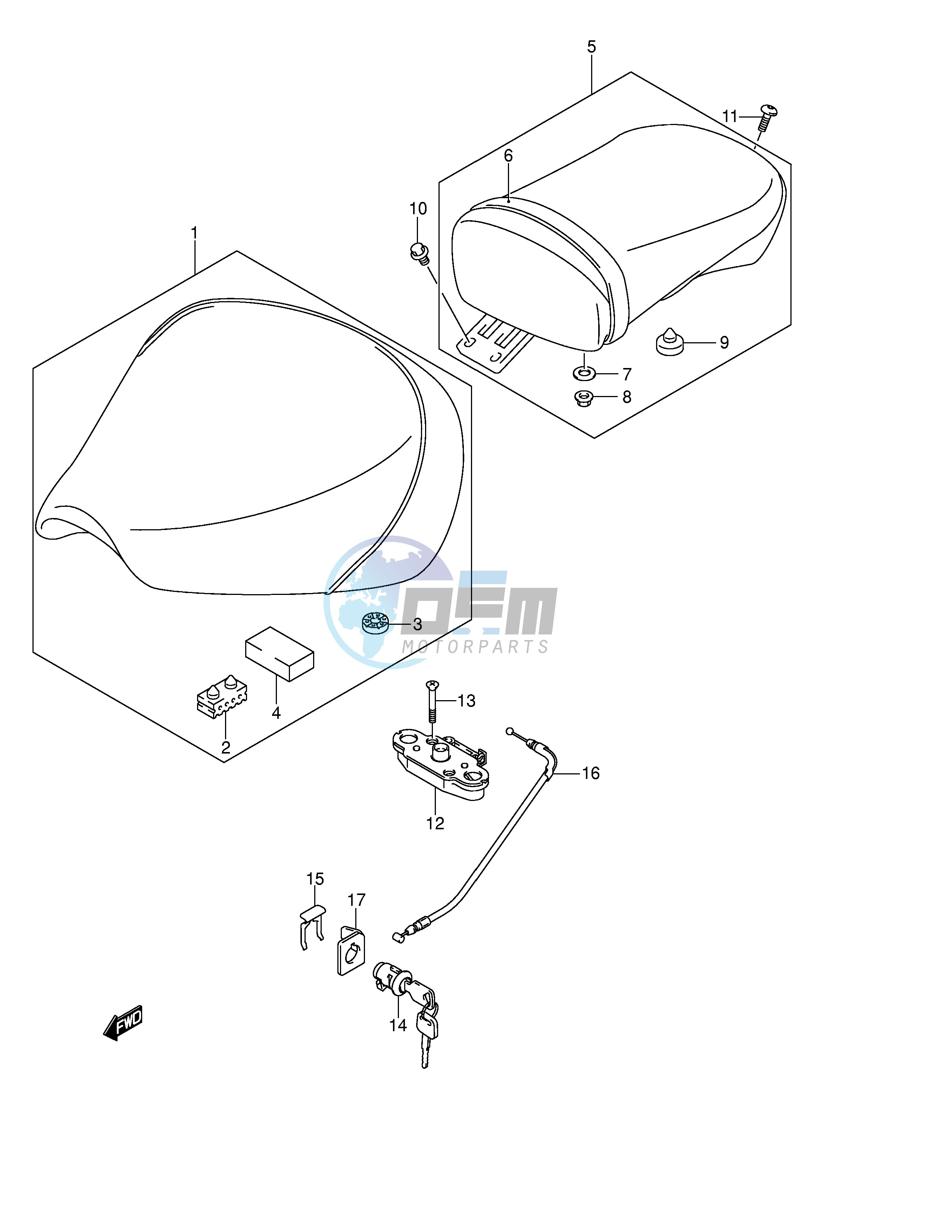 SEAT (MODEL K2 K3 K4)