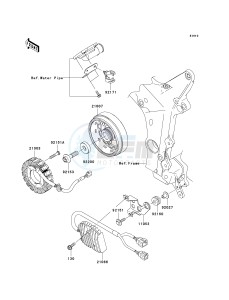 ZX636 C [NINJA ZX-6R] (C6F) D6F drawing GENERATOR