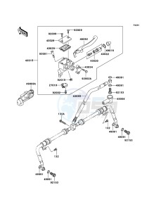 KVF750 4x4 KVF750A7F EU GB drawing Front Master Cylinder