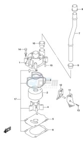 DF 175 drawing Water Pump