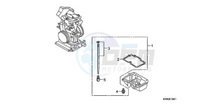 CRF250R9 Europe Direct - (ED / CMF) drawing CARBURETOR O.P. KIT