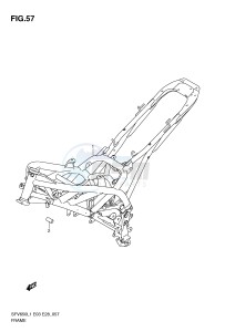 SFV650 (E3-E28) Gladius drawing FRAME (SFV650AL1 E33)