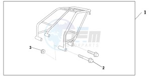 CB250 TWO FIFTY drawing CARRIER RR