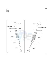 ZR 1000 B [Z1000 EUROPEAN] (B7F-B9F) 0B9F drawing VALVE-- S- -