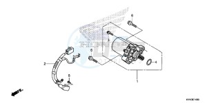 CRF110FD CRF110F Europe Direct - (ED) drawing STARTING MOTOR