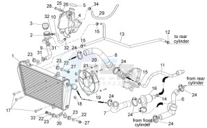 Shiver 750 USA USA drawing Cooling system