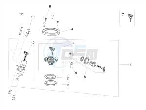 RX 125 E4 (EMEA) drawing Locks