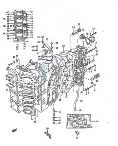 DT 140 drawing Crankcase