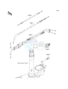 ZX 1000 M [NINJA ZX-10R] (C1) [NINJA ZX-10R] drawing CABLES