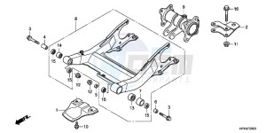 TRX420TMC drawing SWINGARM