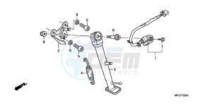 CB600F9 France - (F / CMF 25K) drawing STAND