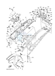 XT1200ZE SUPER TENERE ABS (2KB9 2KBA) drawing FENDER