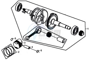 CROX 50 (AE05W6-NL) (L5-M1) drawing CRANK SHAFT