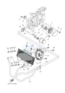 YFM350A YFM35GTXH GRIZZLY 350 2WD (B149) drawing OIL PUMP