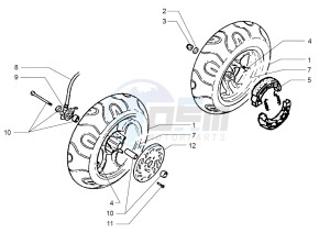 Ark AC 45 Silver-Blue 50 drawing Front wheel-Rear wheel