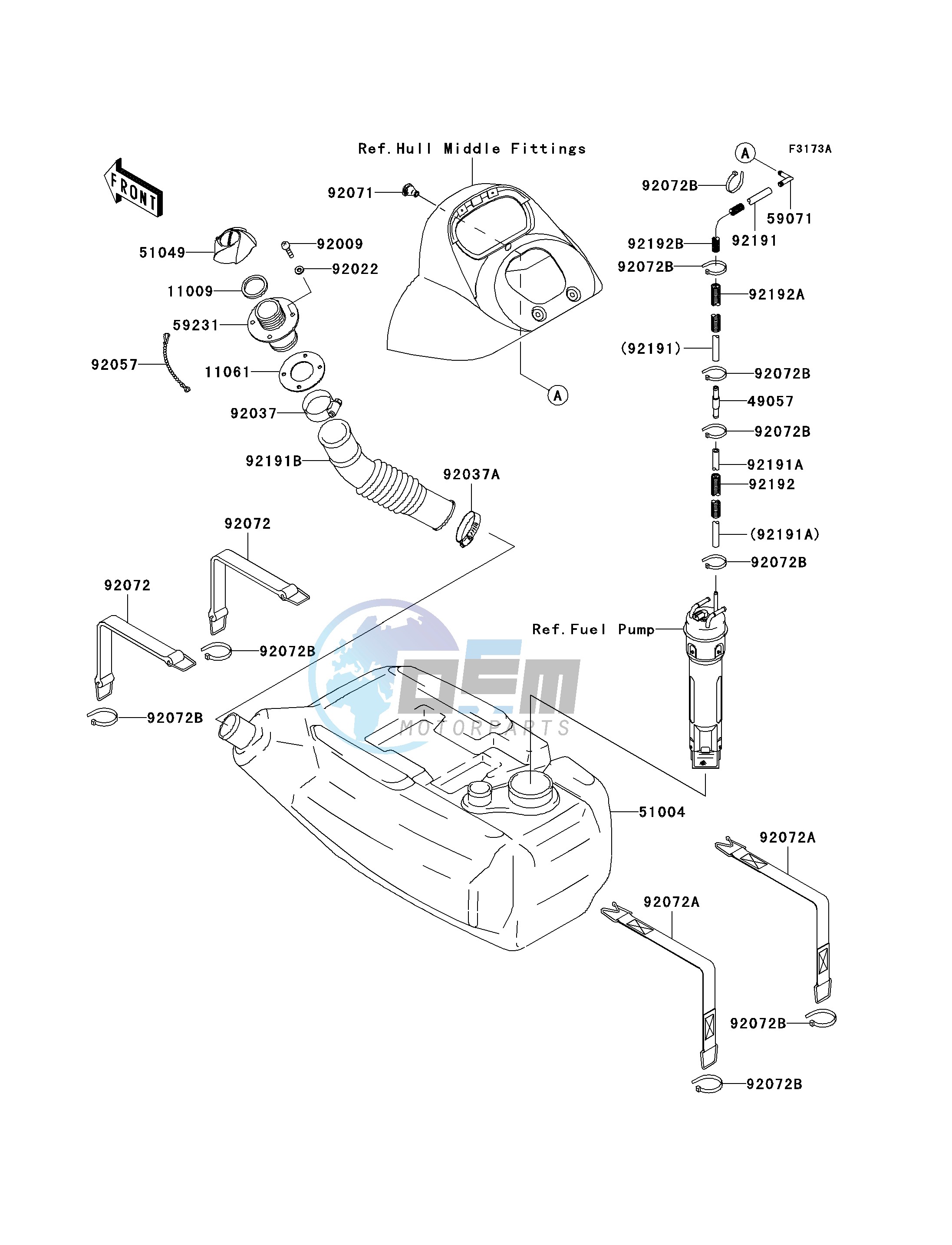 FUEL TANK-- D7F- -