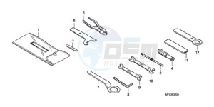 CBR1000RR9 France - (F / CMF TRI) drawing TOOLS