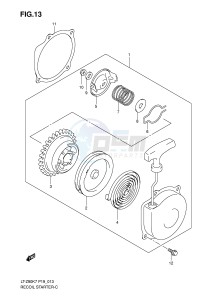 LT-Z90 (P19) drawing RECOIL STARTER