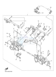 FJR1300A FJR1300A ABS (1MCG 1MCH) drawing INTAKE 2