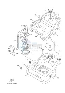 HW125 XENTER 125 (53B6) drawing FUEL TANK