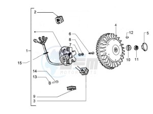 PX 125 drawing Flywheel magneto