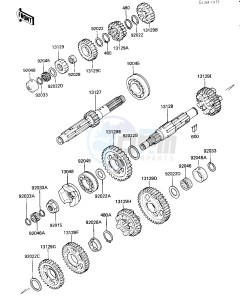 ZL 1000 A [ZL1000 ELIMINATOR] (A1) drawing TRANSMISSION