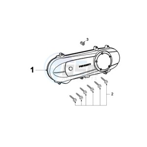 FIGHT 4 50 2T PURE drawing CRANKCASE COVER