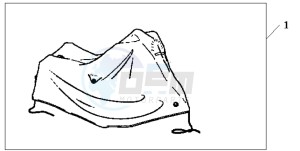 CBF600N drawing BODY COVER XL HONDA LOGO